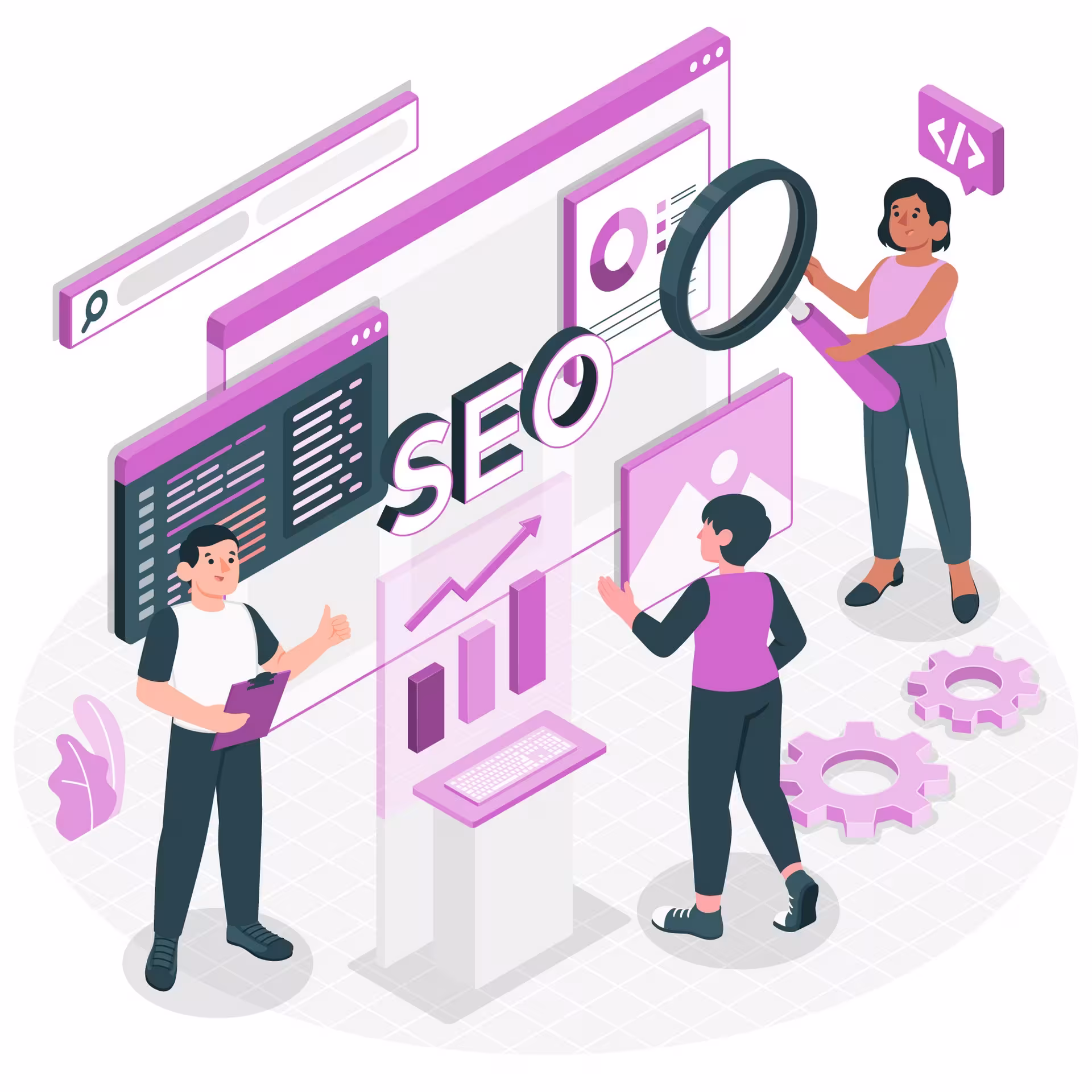 SEO Services Illustration