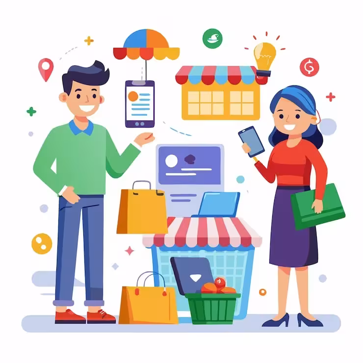 Online Shopping with Mobile Apps
